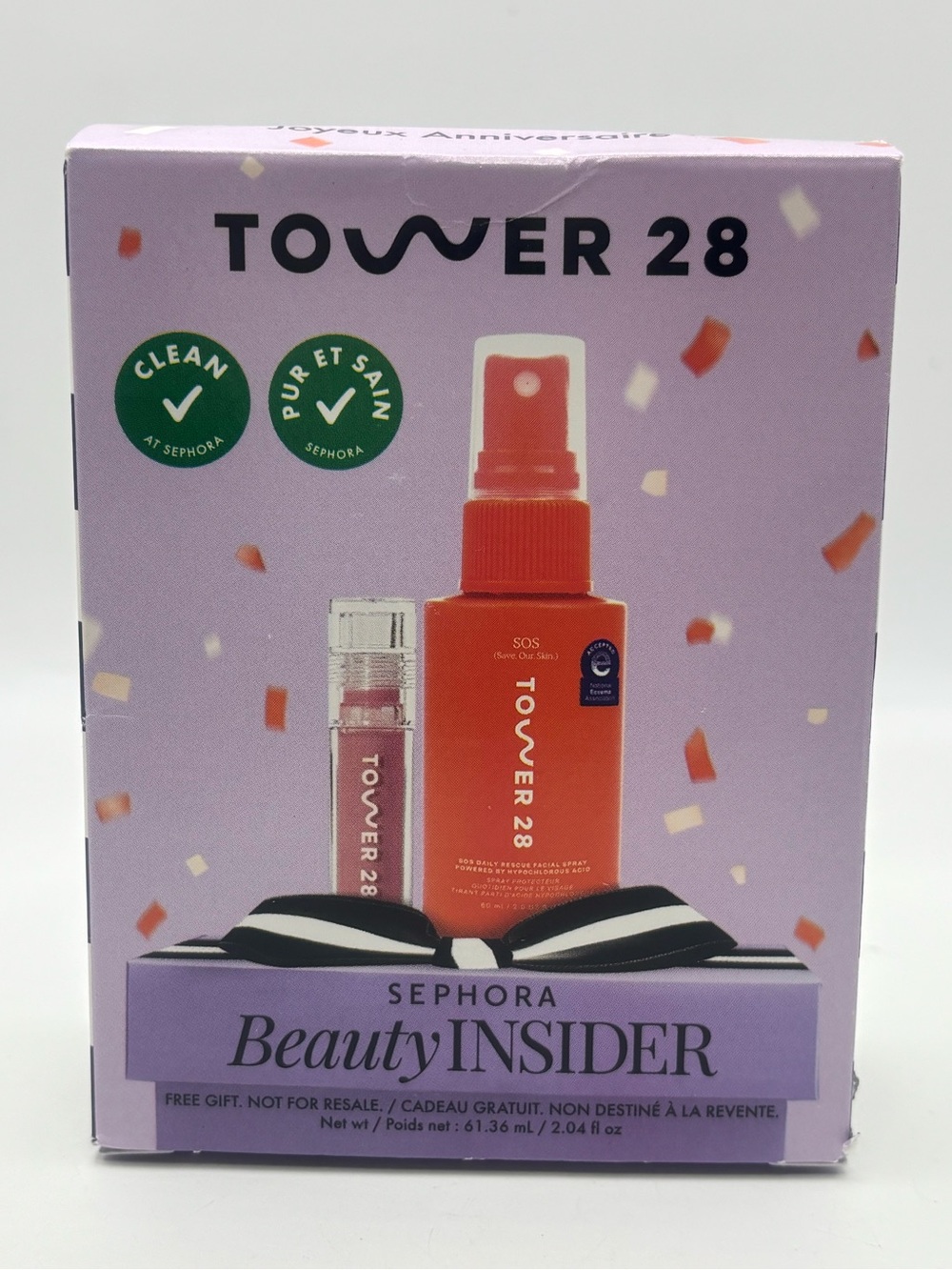 Tower 28 Hydration Spray & Lip Gloss Duo - Orange/Pink
